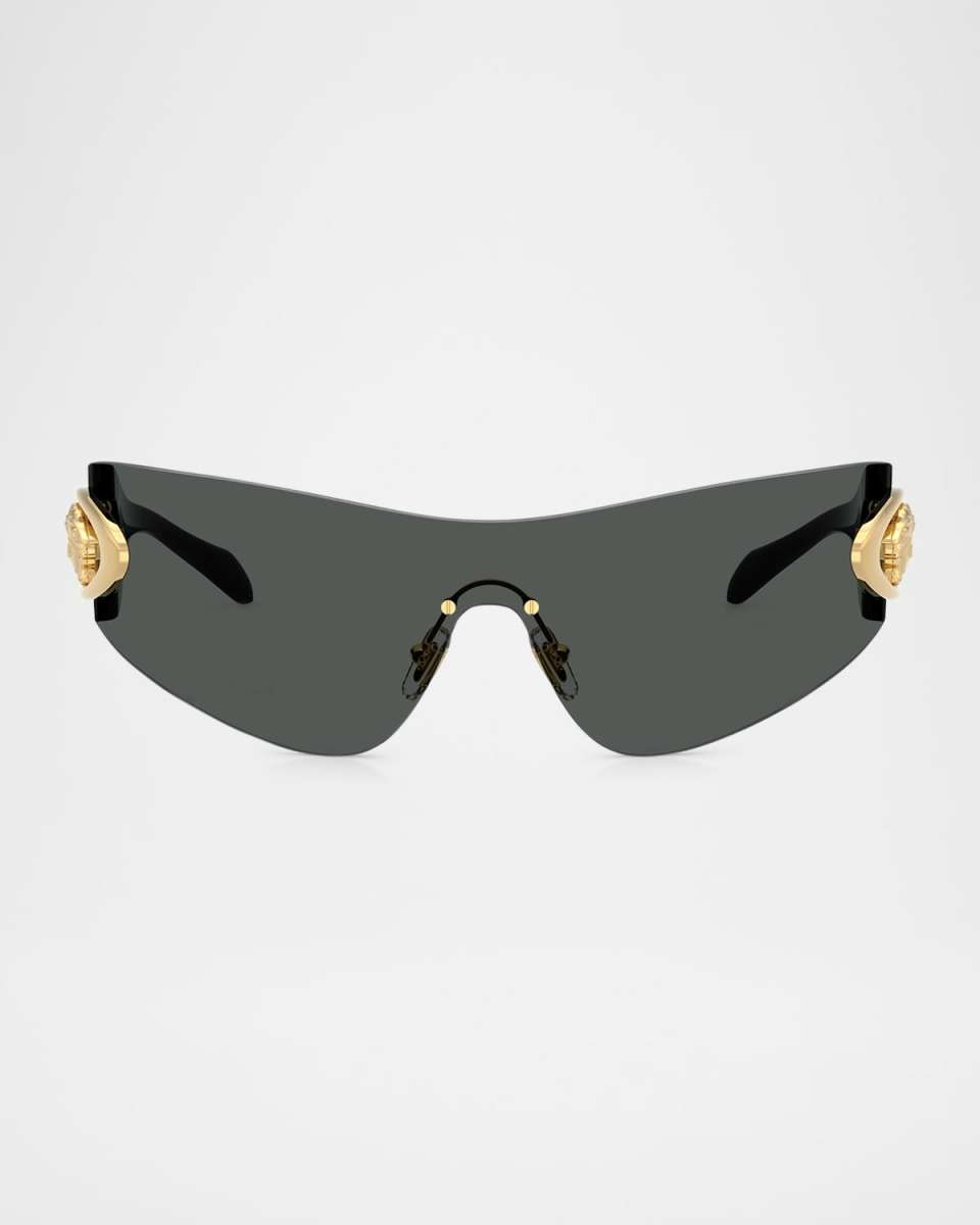 VE2280 Wrap Around Metal Sunglasses